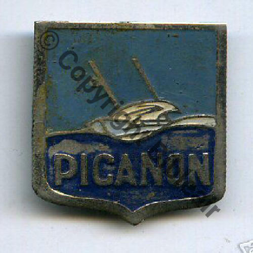 PICANON VEDETTE DOUANE puis DRAGUEUR  SM Metal mince peint  Src.douanesinsignes 