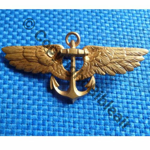 INDET  BREVET MARINE COLONIAL...  SM Eping bascule Dos lisse Embouti Src.09genie 44Eur11.14 