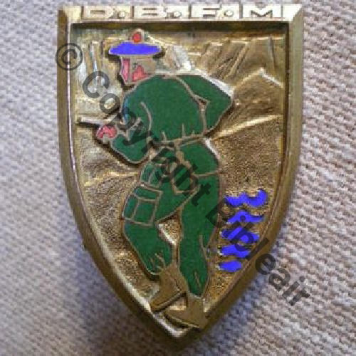 FUSILIERS MARIN DEMI BRIGADE  AB.P Rennes Bol poinconne Dos chevrons Sc.baloo07 63Eur03.12 