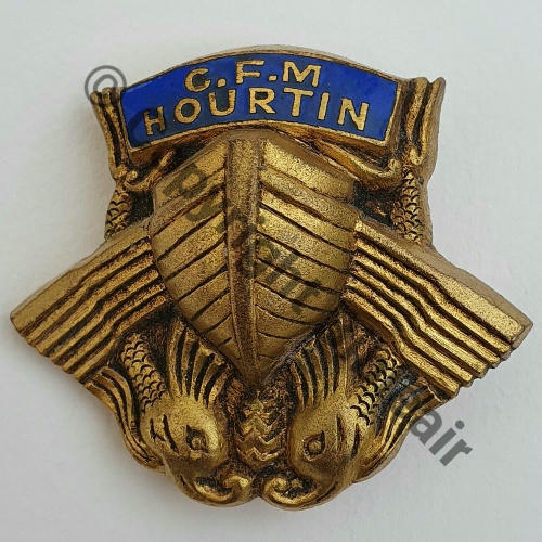 CENTRE FORMATION MARINE HOURTIN  AB.P M518 Eping bascule Dos lisse Embouti Src.mdt.collections 22EurInv