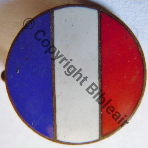 ECOLE PILOTAGE ETATS UNIS EPINGLETTE NATIONALITE  SM Bol fenetre Dos lisse irreg strie 18mm Src.leberetvert 40EurInv 