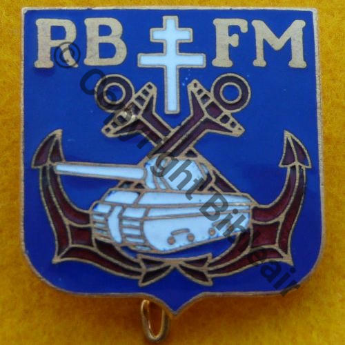 REGIMENT BLINDE FUSILIERS MARINS  MARDINI Marque... Dos lisse Src.paraindo 15Eur06.14 