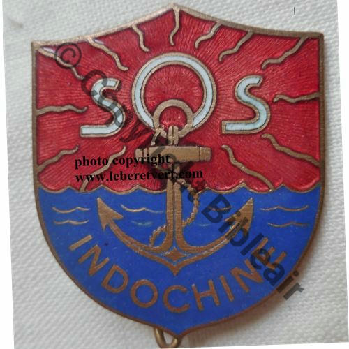 SOS INDOCHINE Bol fenetre Dos lisse irreg Src.leberetvert 100EurInv 