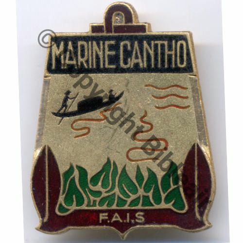 AMPHIBIE FAIS FLOTILLE AMPHIBIE INDO SUD CANTHO  COURTOIS Bol Dos lisse irreg Src.entame PV29Eur