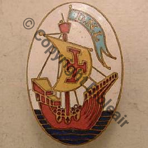 DIVISION NAVALE DU LEVANT  FRAISSE DE MEY 191 Rue du TEMPLE PARIS 3Lignes Bol allonge Dos lisse irreg Sc.lavionamoteur 78Eur06.08