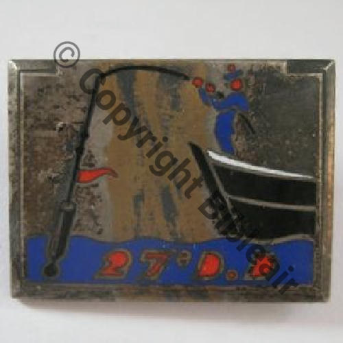 DRAGUEUR DE MINES 27e DIVISION  DrP Bol Dos lisse irreg Src.zephyr122012 14Eur11.12 