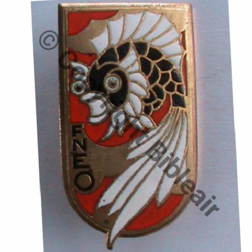 FNEO  FORCE NAVALE E.O  DrPN Bol Dos lisse irreg scintillant Src.sahariens50 38Eur02.13 