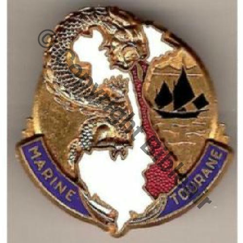 MARINE INDOCHINE TOURANE  A.AUGIS ST.BARTH LYON Bol fenetre allonge Dos lisse Src.mian04nou PV65Eur 
