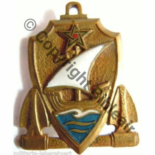 MARINE MAROC 1945  COURTOIS REPUBLIQUE Bol octog Dos lisse Embouti Sc.leberetvert PV30Eur