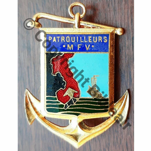 PATROUILLEURS MFV Marine Fluviale Viet  A.AUGIS ST.BARTH LYON 3Lig Bol fenetre allonge Dos irreg scintillant Src.leberetvert 90EurInv 