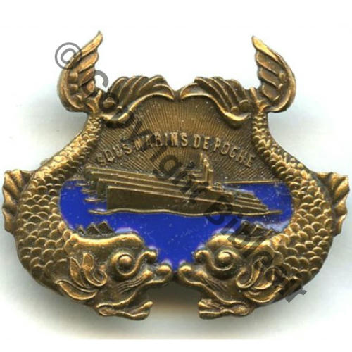 SOUS MARINS DE POCHE  A.AUGIS ST.BARTH LYON 3Li Bol fenetre allonge Dos lisse irreg Src.STELLA MAP34Eur