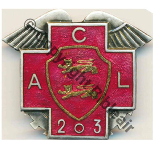 ACL 203e AMB CAMPAGNE LEGERE de Corps Armee ROUEN 39.40  FRAISSE SM Bol fenetre marque FRAISSE DEMEY Dos lisse irreg Src.LAVOCAT 80EurInv 