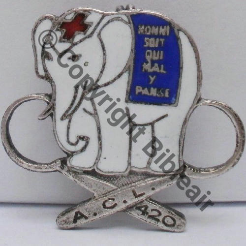 ACL 420e AMBULANCE de CAMPAGNE LOURDE 1939  DrPN SM Bol fenetre pastille DrPN Dos lisse irreg 24mm Src.roxhan888 150EurInv 