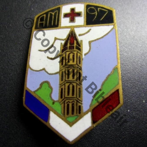 AMA  AMBULANCE MEDICALE D.ARMEE No97  SM Bol fenetre Dos lisse irreg Src.patarcadius 360EurInv 