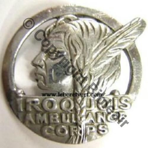 AMCA  AMB MEDIC CORPS ARMEE IROQUOIS 1940  CARTIER PARIS Eping nourrice Dos lisse 34mm Sc.leberetvert 800EurInv