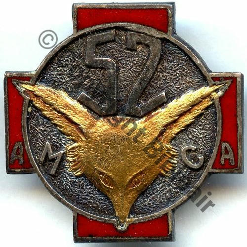 AMCA  AMB MEDIC CORPS ARMEE No52  SM Eping nourrice Dos lisse irreg Src.STELLA SUP21Eur01.16