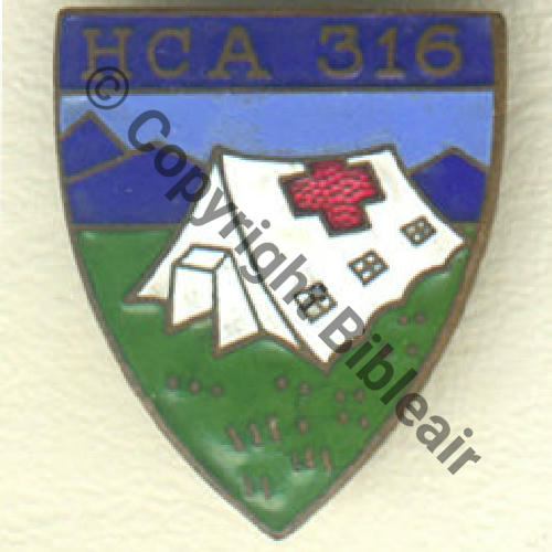 HCA.316  HOPITAL COMPLEMENTAIRE ARMEE    AUGIS Sc.grandspins13 300EurInv 