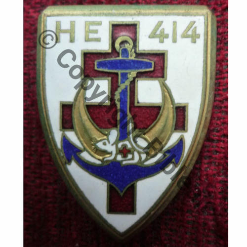 HE 414  COURTOIS PARIS REPUBL Dep No195 Dos lisse embouti Src.lectou32 MAP130Eur 