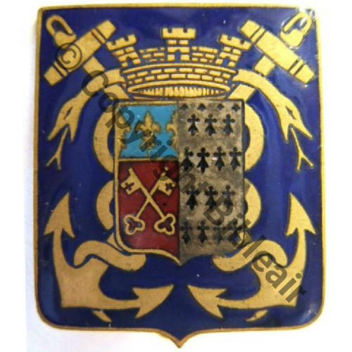 HM  HOPITAL MARITIME BREST  AB.P Dep Bol poinconne Dos lisse Src.leberetvert 200EurInv 