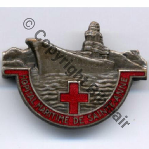 HM  HOPITAL MARITIME ST.ANNE TOULON  AB.P... Bol poinconne Sc.entame PV160Eur