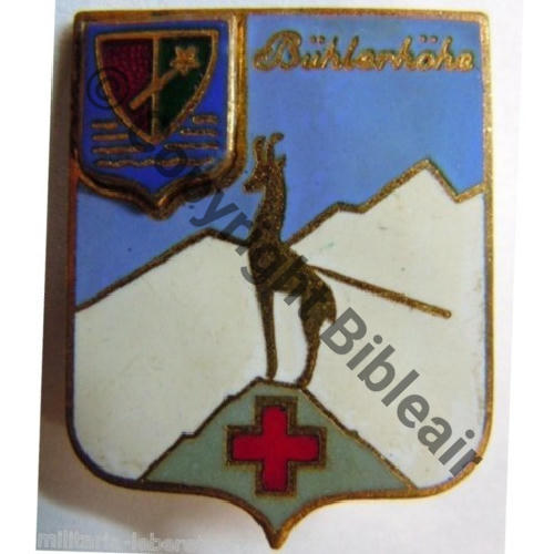 SANATORIUM MONTAGNE BUHLERHOHE RHIN DANUBE  A.AUGIS LYON ST BARTH 3Li Bol fentre allonge Granuleux Src.leberetvert PV140Eur 