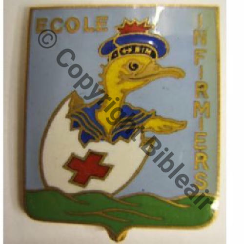 SANTE MARINE ECOLE INFIRMIERS TOULON  COURTOIS SM Bol octog Dos lisse irreg Sc.leberetvert 499EurInv