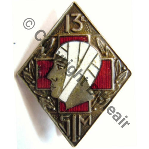 SIM  13e 1939.40  CHOBILLON Bronze  SM Bol Pastille et poinconne Dos lisse Src.leberetvert 25EurInv 