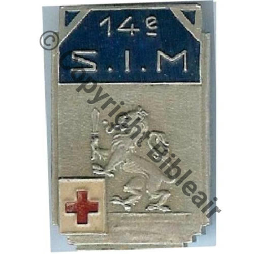 SIM  14e 1939.40  A.AUGIS LYON ST.BARTH 2Lig Alu peint 2Griffes Dos lisse Src.dixmude8 75EurInv 
