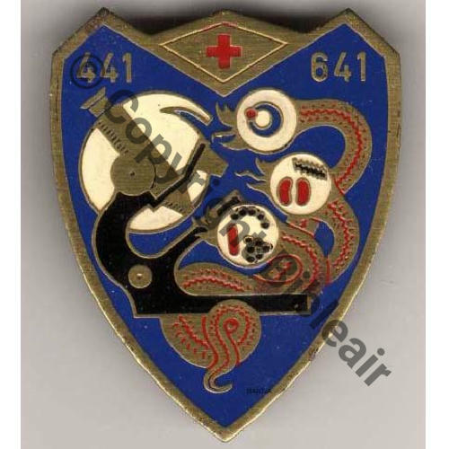 LABORATOIRE D.ARMEE 441 641  Fab LOC ALLEMAGNE Peint Bol Dos lisse irregSc.bantja 260Eur02.09