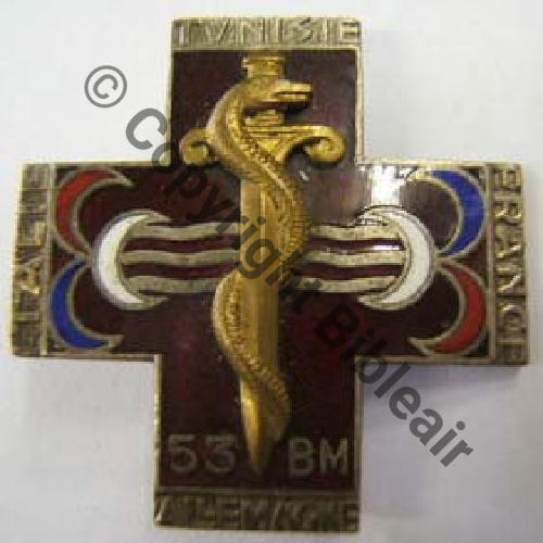 BM  53eBat MEDICAL AFN 1947  DrPNOM Dep Bol Dos lisse irreg G859 Sc.leberetvert 17EurInv 