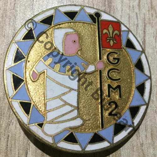 GCM  GROUPE CHIRURGICAL MOBILE No2  SM Bol Dos lisse irreg Src.sahariens50 94EurInv 