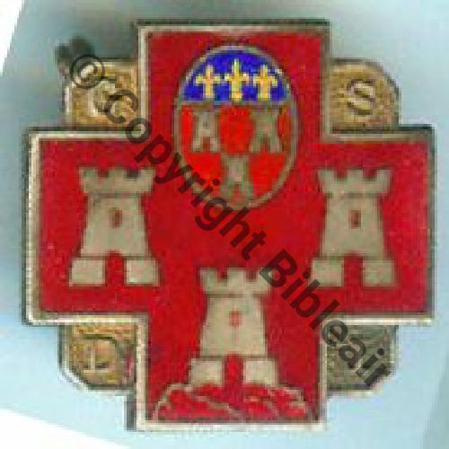 GSD  Gpe SANITAIRE DIVISIONNAIRE 18   DrPBER Dep Bol Dos lisse Src.flagel 100EurInv 