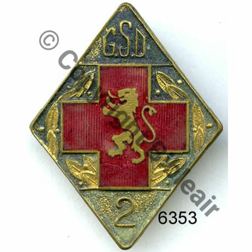 GSD  Gpe SANITAIRE DIVISIONNAIRE 2  BOGNER Bol Dos lisse irreg Src.flotilleseg 320EurInv 