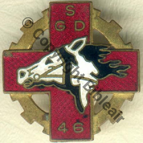 GSD  Gpe SANITAIRE DIVISIONNAIRE 46  DUSEAUX Email translucide Sc.grandspins MAP200Eur
