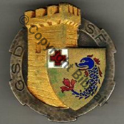 GSD  Gpe SANITAIRE DIVISIONNAIRE Secteur Fortifie.14 MAGINOT  DrBER Src.indolao 100EurInv