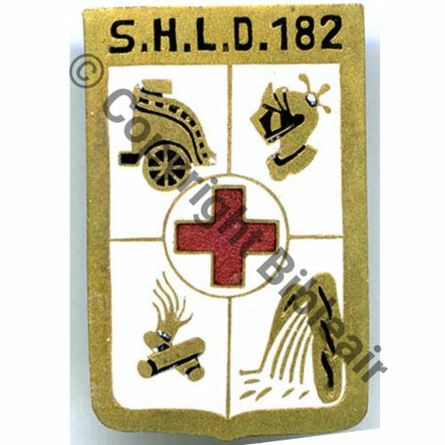 SHLD  SECT HYGIENE LAVAGE DESINFECTION 182 MARSEILLE  MORET poincon semi circul Bol Dos lisse irreg scintillant  Src.flotilleseg 60Eur10.08 