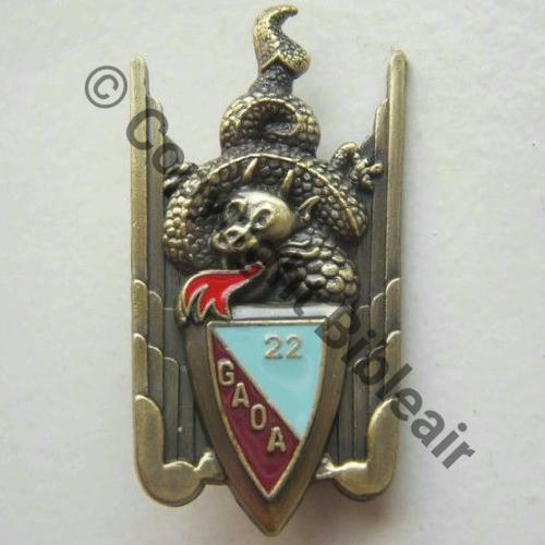 GAOA  22e  G832 RETIRAGE.. Etat Neuf  SM Griffes et butees Dos gros grains Src.moussestic 