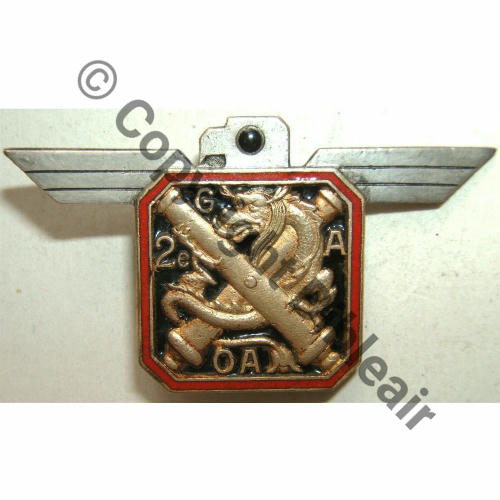 GAOA  2e Gpe Aerien Obs Artill MAROC  DrPBER Dep Bol Dos lisse Src.silure71 70EurInv 