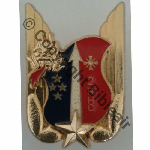 RHC  2eRHC Tete Dragon  AB.P Griffes et butees Dos irreg G2804 Src.hervcarli MAP5Eur 