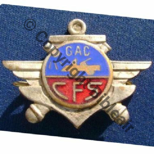 GAC  Grpe ARTILLERIE COLONIALE COTE FRANCAISE SOMALIE  FRAISSE DEMEY Bol fenetre Dos lisse  Sc.jppl94 153Eur01.12 