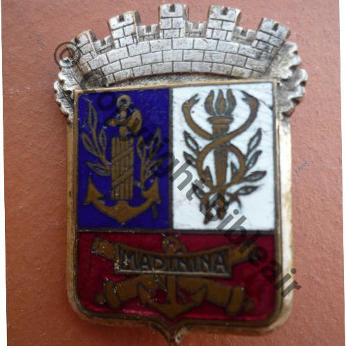 GAC  Grpe ARTILLERIE COLONIALE MARTINIQUE  DrPBer Dep Bol fenetre pastille DrPN Dos lisse irreg Src.lectou32 300EurInv 