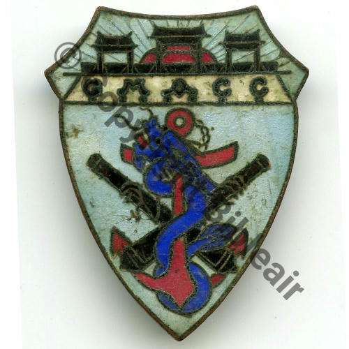 GMACC GPE MIXTE ARTILL COLO CHINE  SM Bol Dos lisse irreg Src.olivier450 950EurInv 