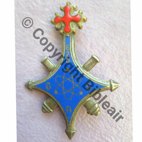 ARTILLERIE  620e Groupe ARMES SPECIALES G1631  DrP Guilloche 2Anneaux Src.trouvaillesdelorette 17Eur05.17 
