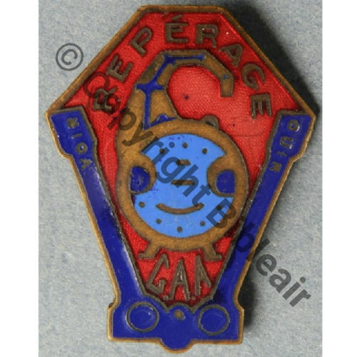 ARTILLERIE GAA REPERAGE ORANGE  SM Bol fenetre Dos lisse irreg Src.eoraa 162EurInv 