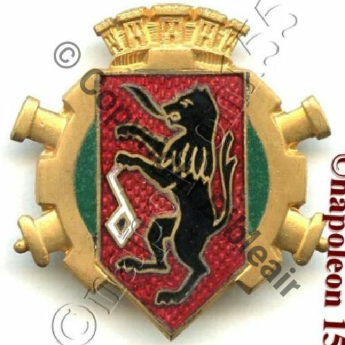 ARTILLERIE PARC REPARATION ENTRETIEN DOUAI  AUBERT SM Bol pastille Dos lisse irreg Sc.STELLA 18Eur12.11