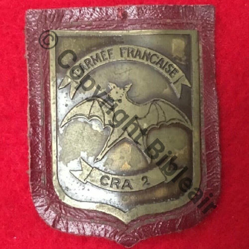 CRA  CENTRE RENSEIGNEMENT ARTILLERIE No2 1ere ARMEE Fab LOC 3Pattes Src.sahariens50 98EurInv 