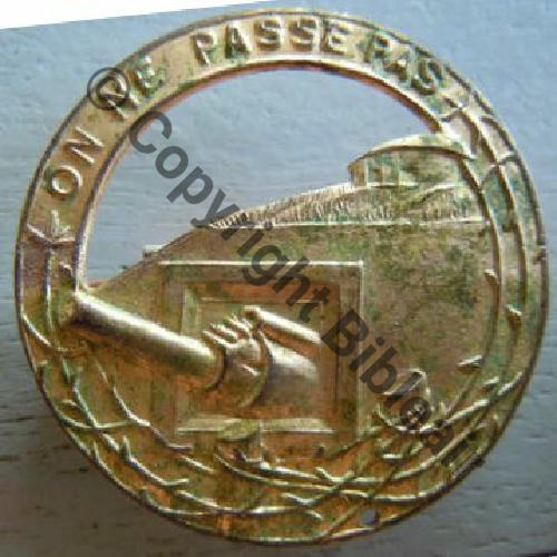 COLIFICHET MAGINOT ON NE PASSE PAS  SM Embouti 37mm COLIFICHET Src.tornesol270 12Eur08.12 