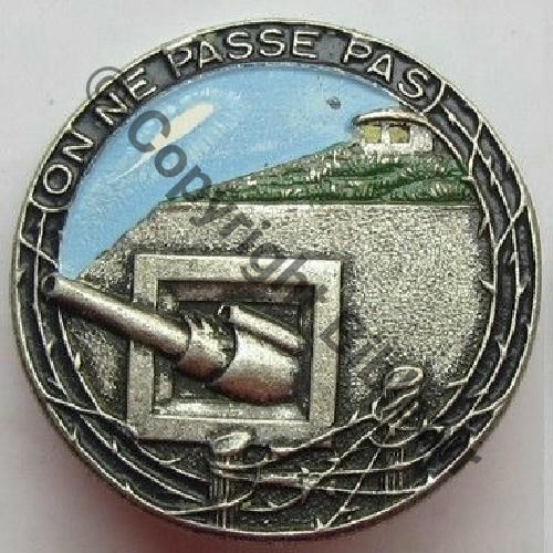 COLIFICHET MAGINOT ON NE PASSE PAS  SM Eping bascule Dos lisse irreg  Src.dadame11 30EurInv 