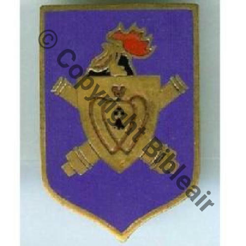 RAP  307eRgt ARTILLERIE de POSITION  AB SM Past AB RENNES Poinconne Dos lisse irreg Src.dixmude  PV130Eur 