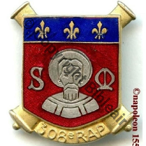 RAP  308eRgt ARTILLERIE de POSITION  AB.P Dep Bol poinconne Dos lisse Sc.STELLA  MAX199Eur 